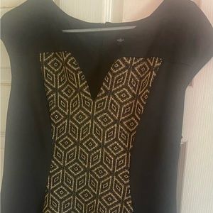 Nice black and silver dress size 10